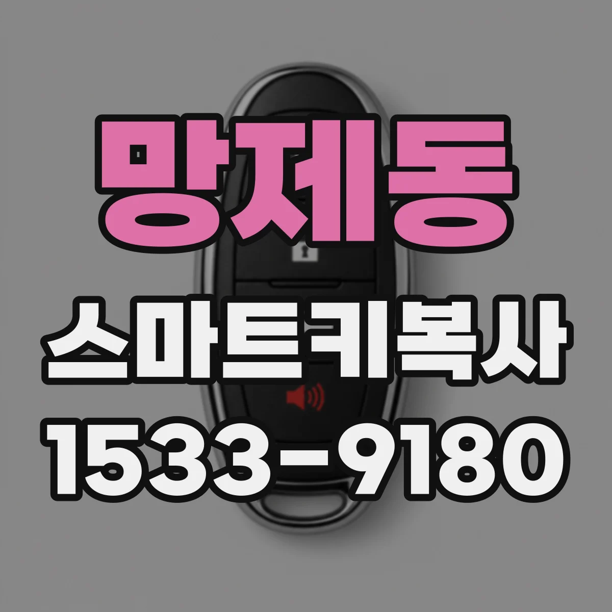 망제동 스마트키복사