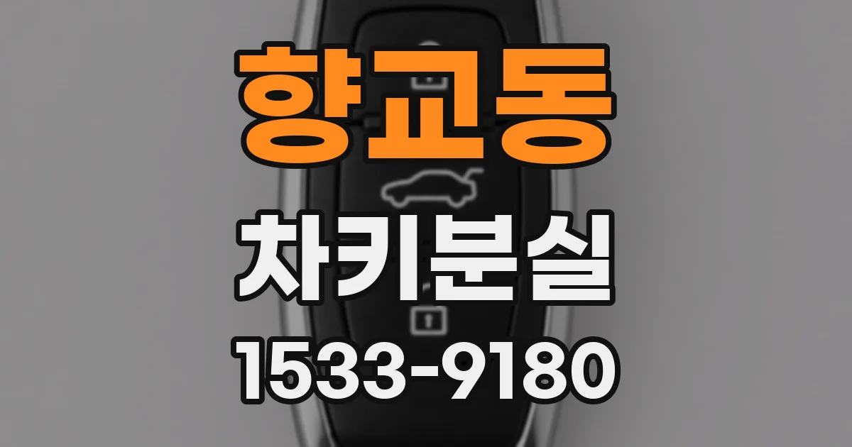 향교동 차키분실