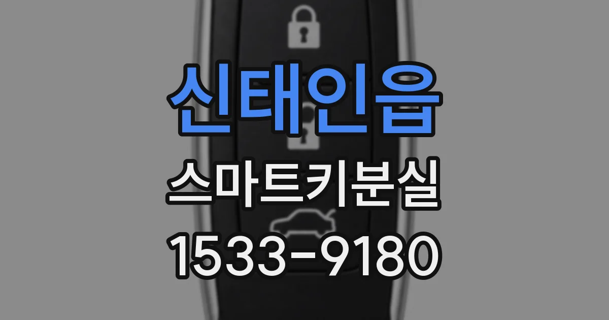 신태인읍 스마트키분실