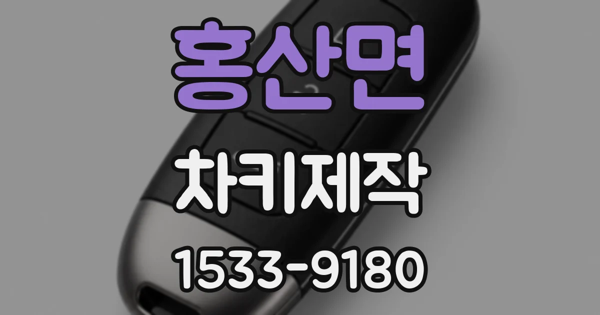 홍산면 차키제작