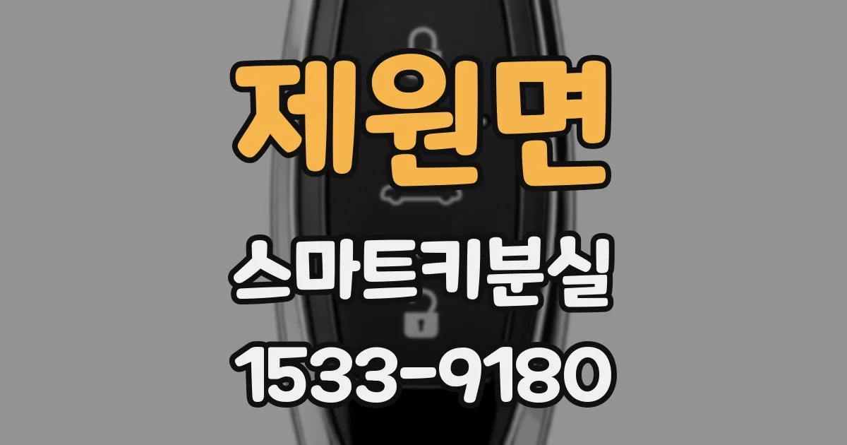 제원면 스마트키분실