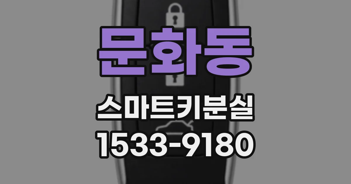 문화동 스마트키분실