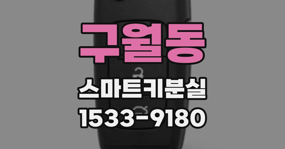 구월동 스마트키분실