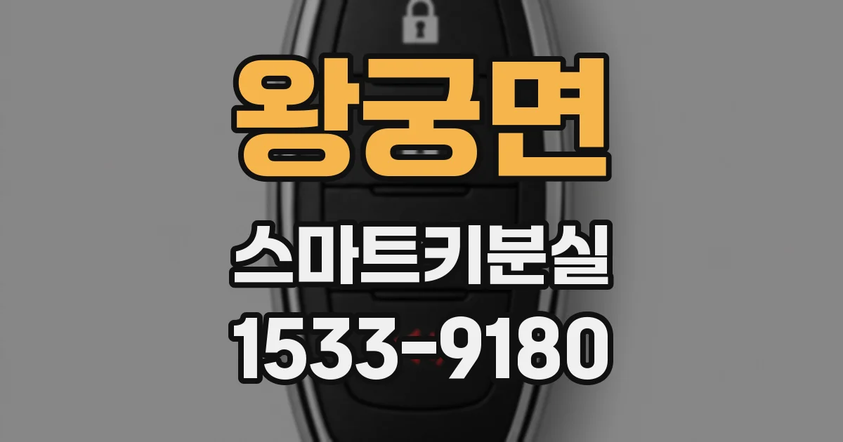 왕궁면 스마트키분실