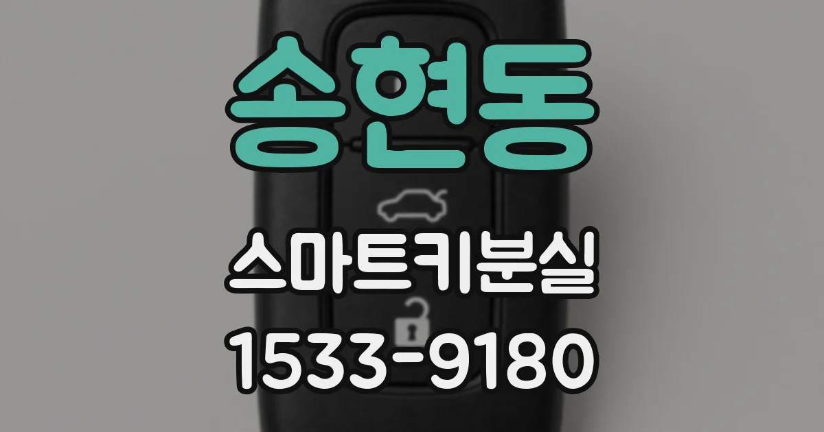 송현동 스마트키분실