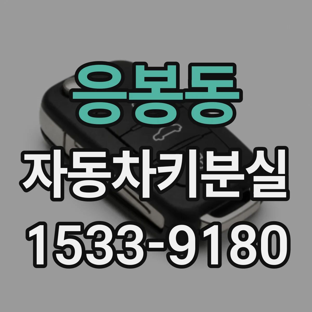 응봉동 자동차키분실