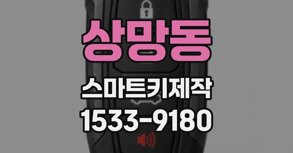 상망동 스마트키제작