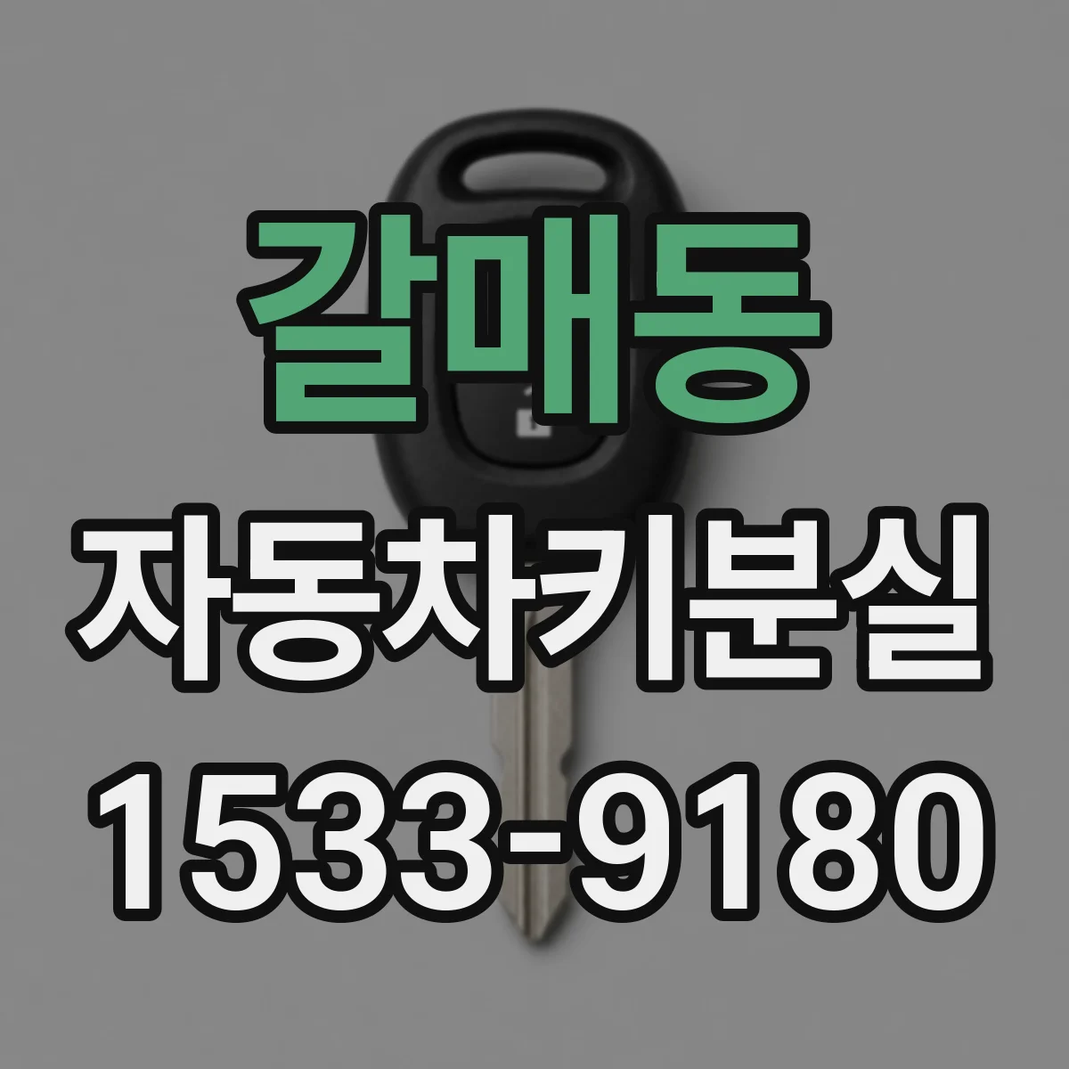 갈매동 자동차키분실