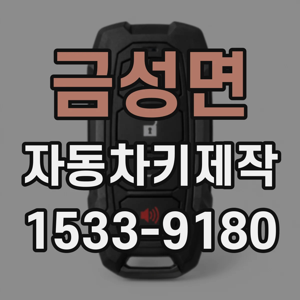 금성면 자동차키제작