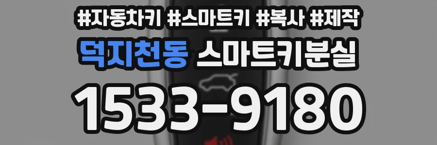 덕지천동 스마트키분실