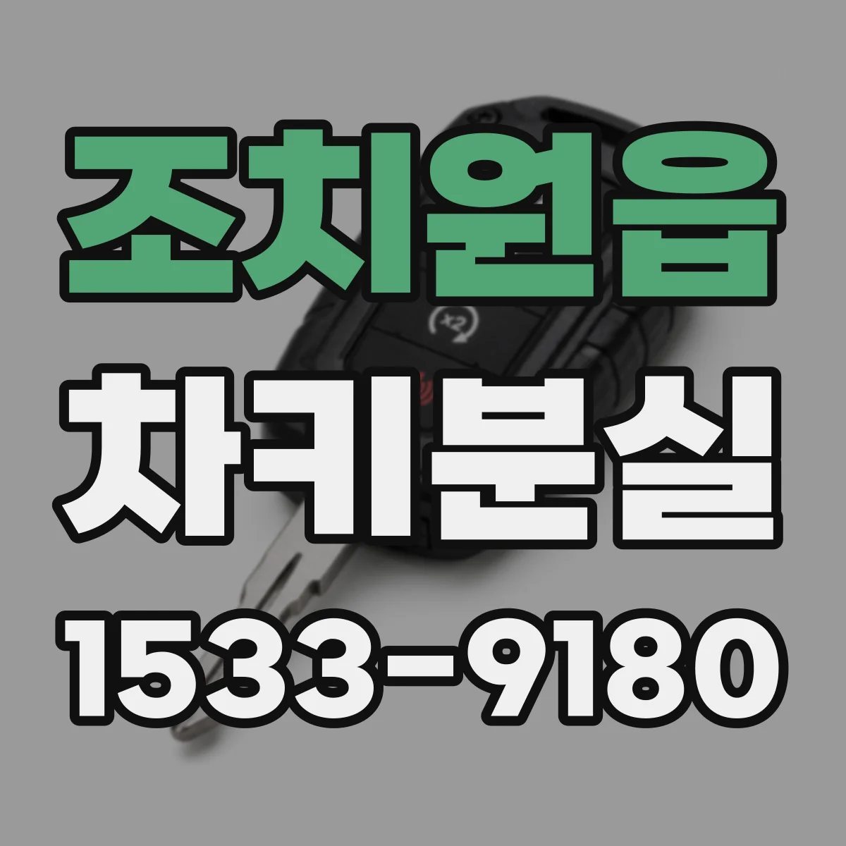 조치원읍 차키분실