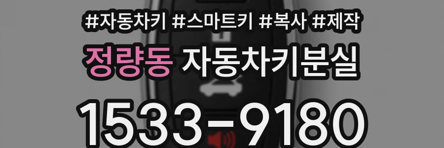 정량동 자동차키분실