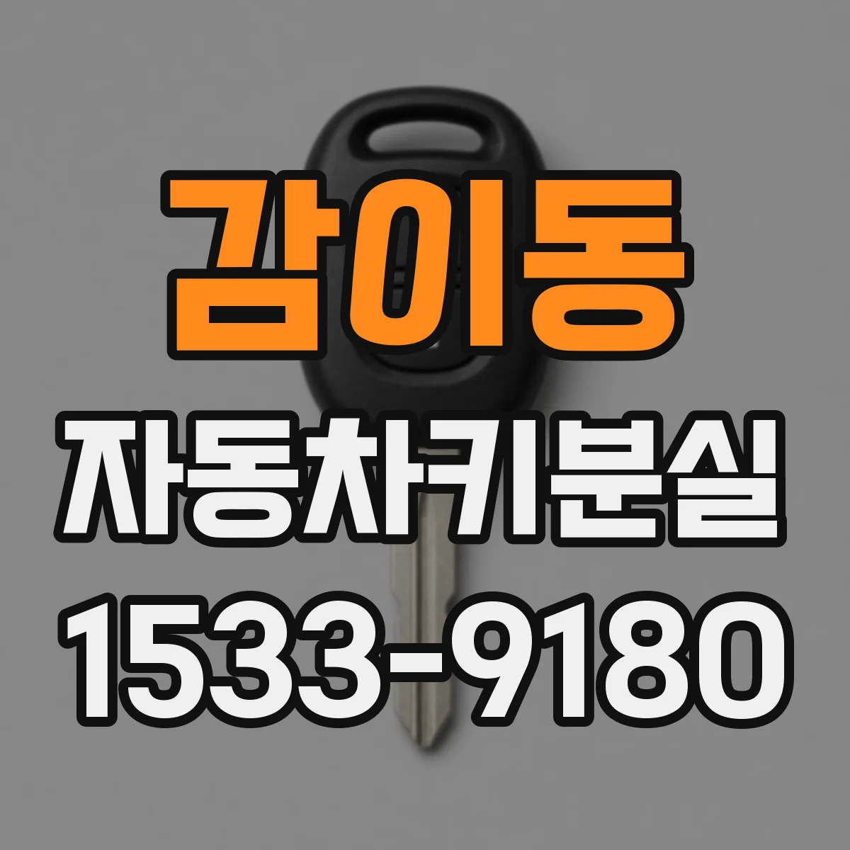 감이동 자동차키분실