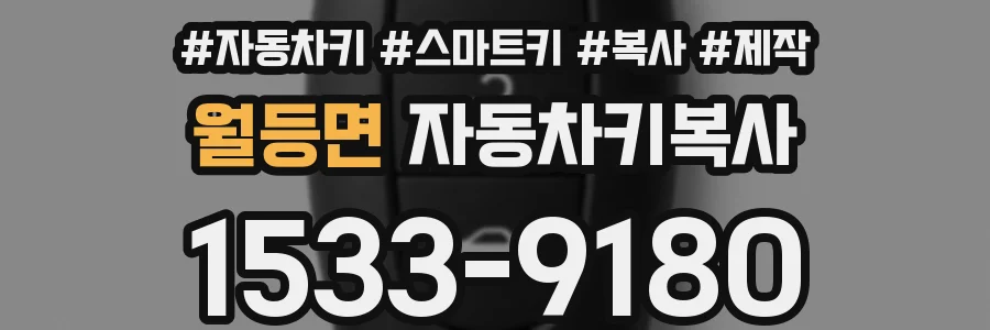 월등면 자동차키복사