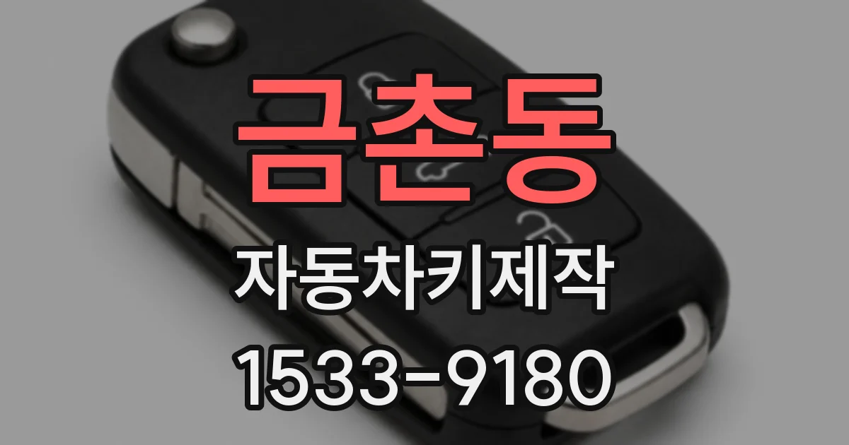 금촌동 자동차키제작