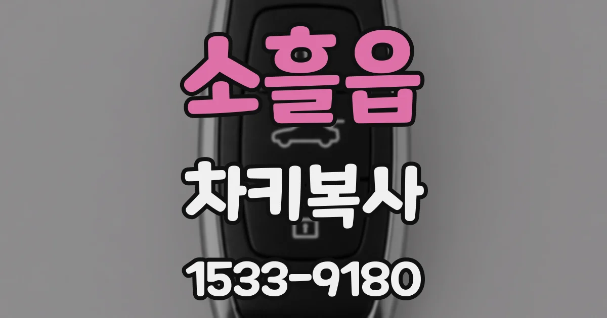 소흘읍 차키복사