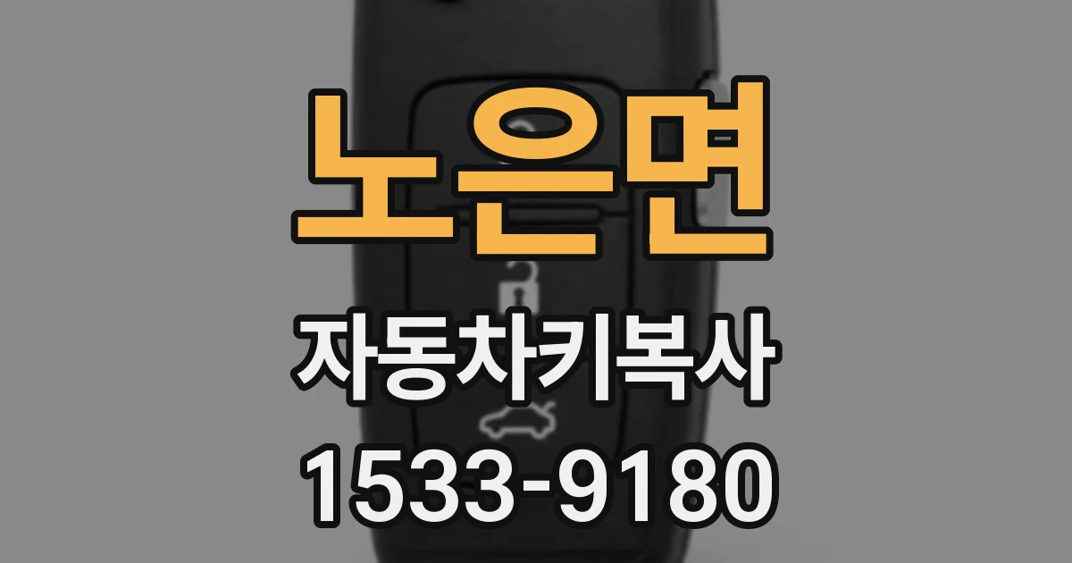노은면 자동차키복사