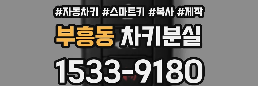 부흥동 차키분실