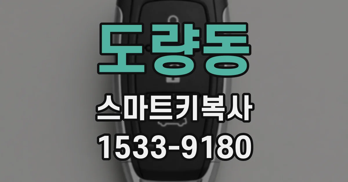 도량동 스마트키복사