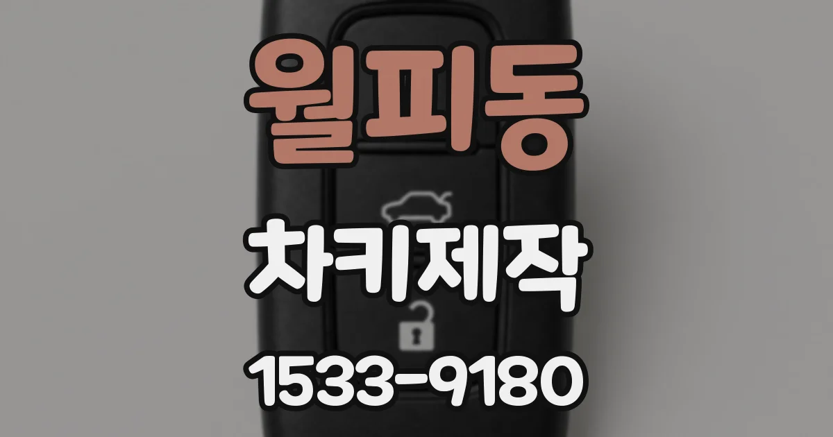 월피동 차키제작