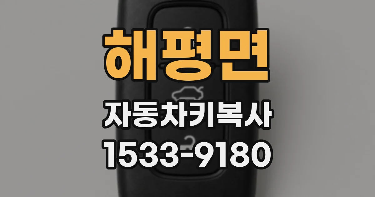 해평면 자동차키복사