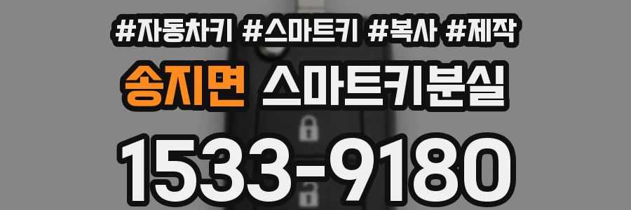 송지면 스마트키분실