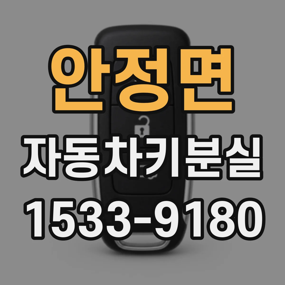 안정면 자동차키분실