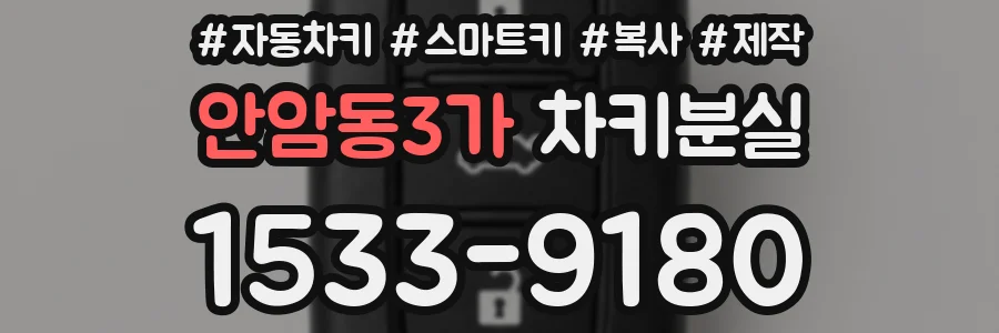 안암동3가 차키분실
