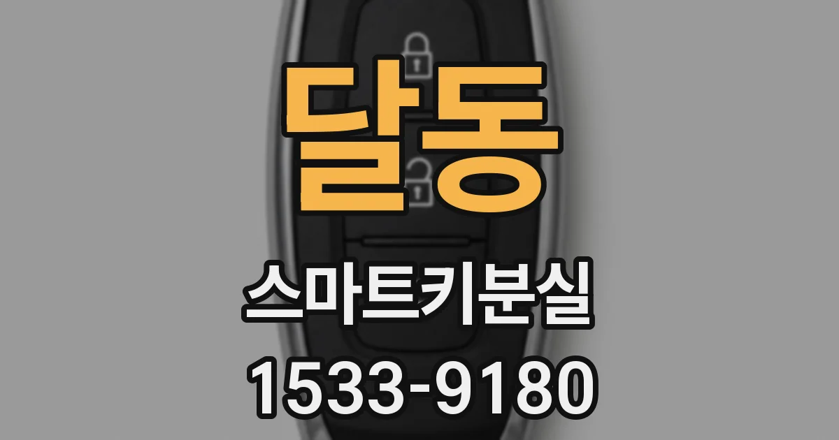 달동 스마트키분실