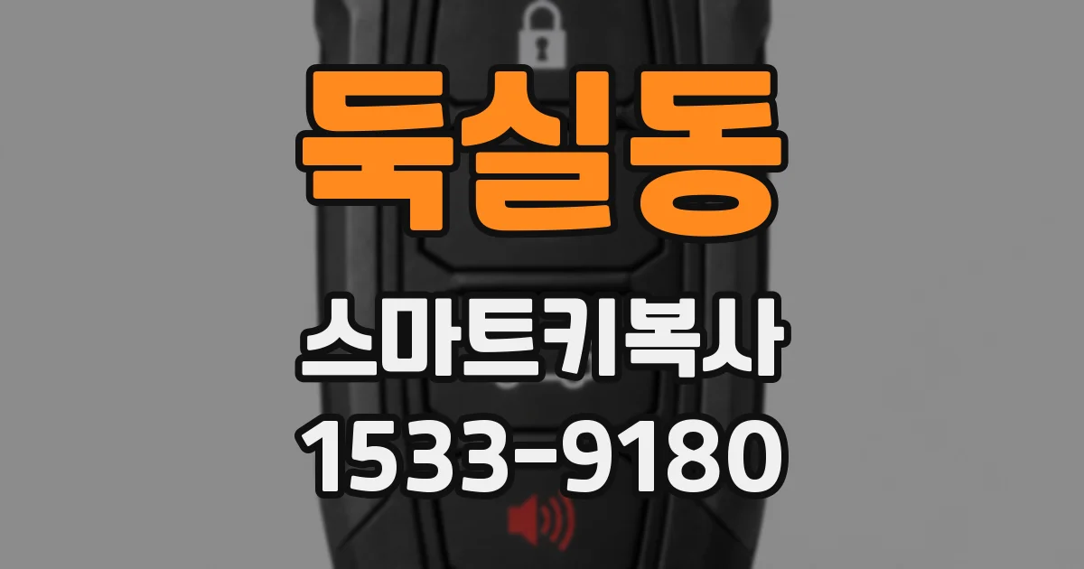 둑실동 스마트키복사