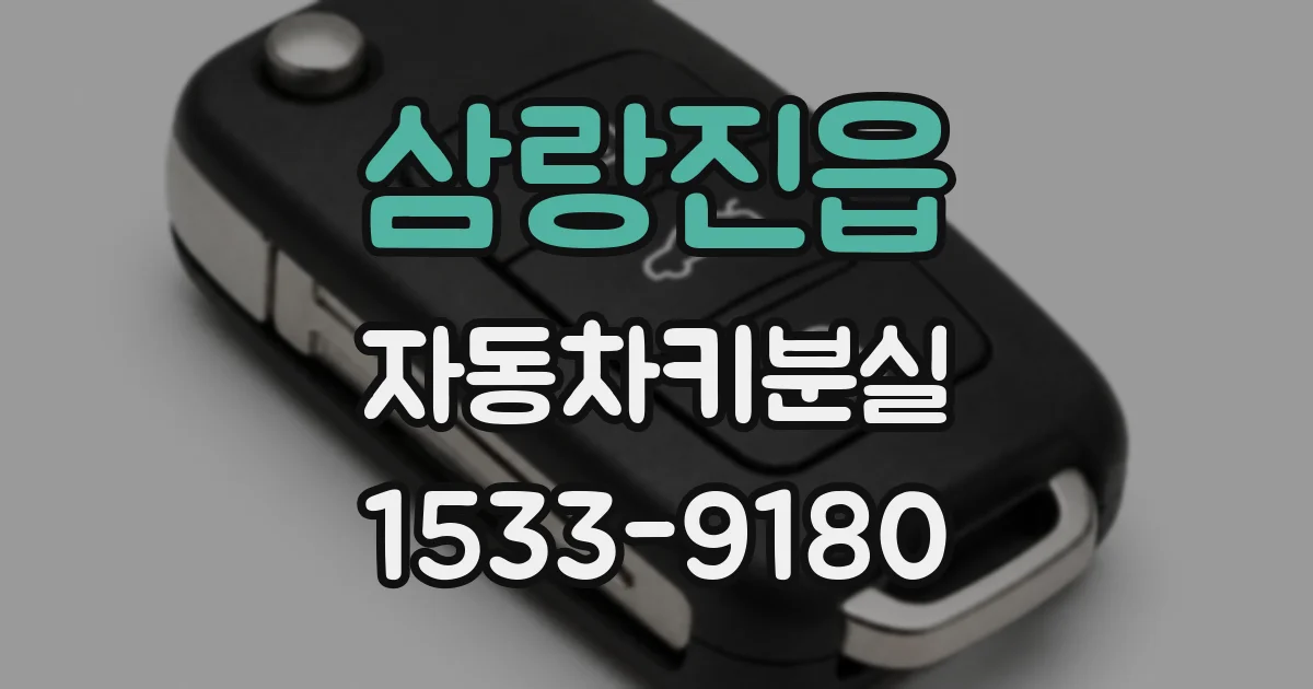 삼랑진읍 자동차키분실