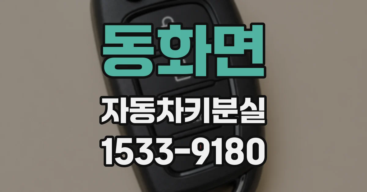 동화면 자동차키분실