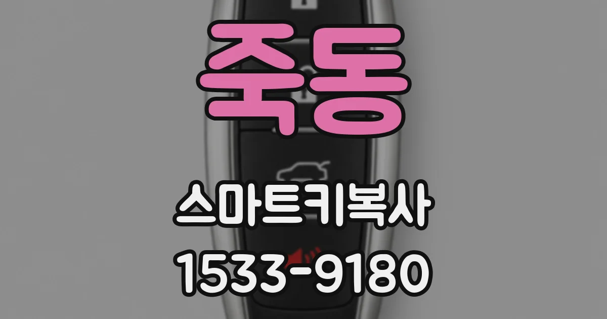 죽동 스마트키복사