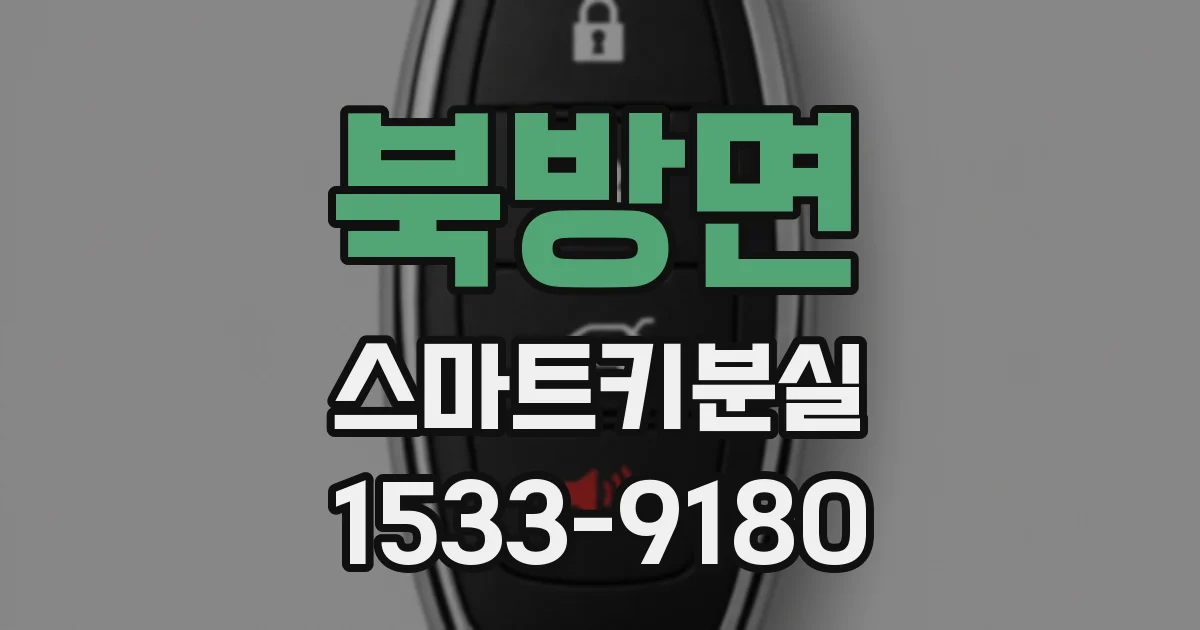 북방면 스마트키분실