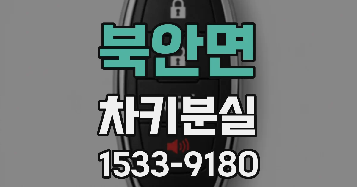 북안면 차키분실