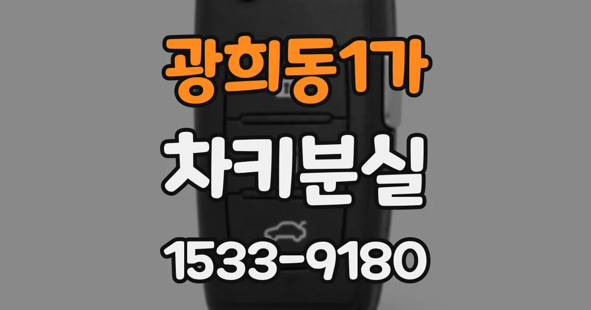 광희동1가 차키분실