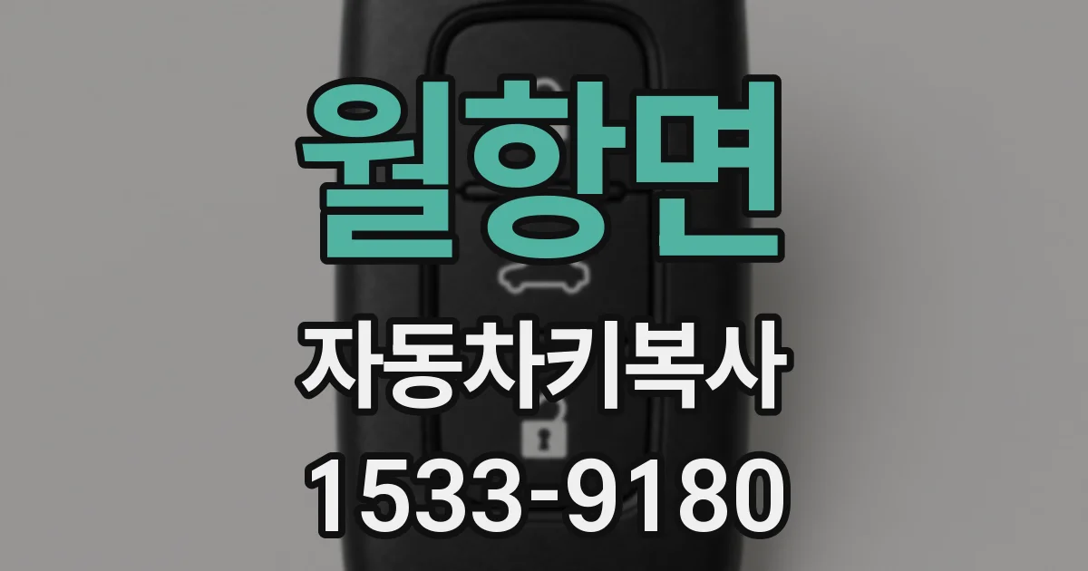 월항면 자동차키복사