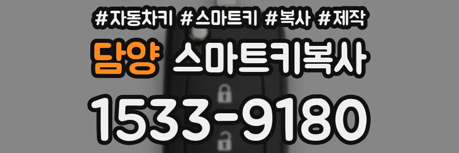 담양 스마트키복사