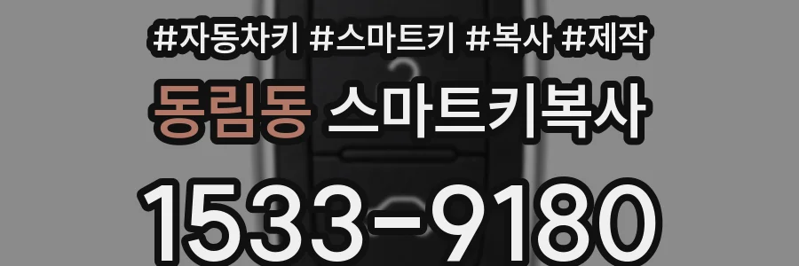 동림동 스마트키복사