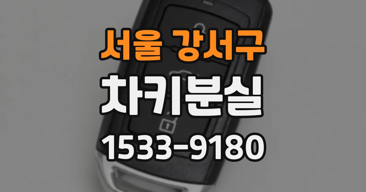 서울 강서구 차키분실