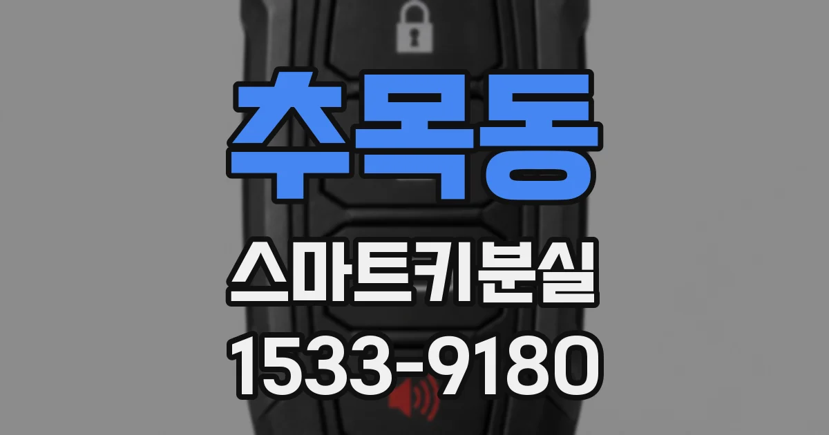 추목동 스마트키분실