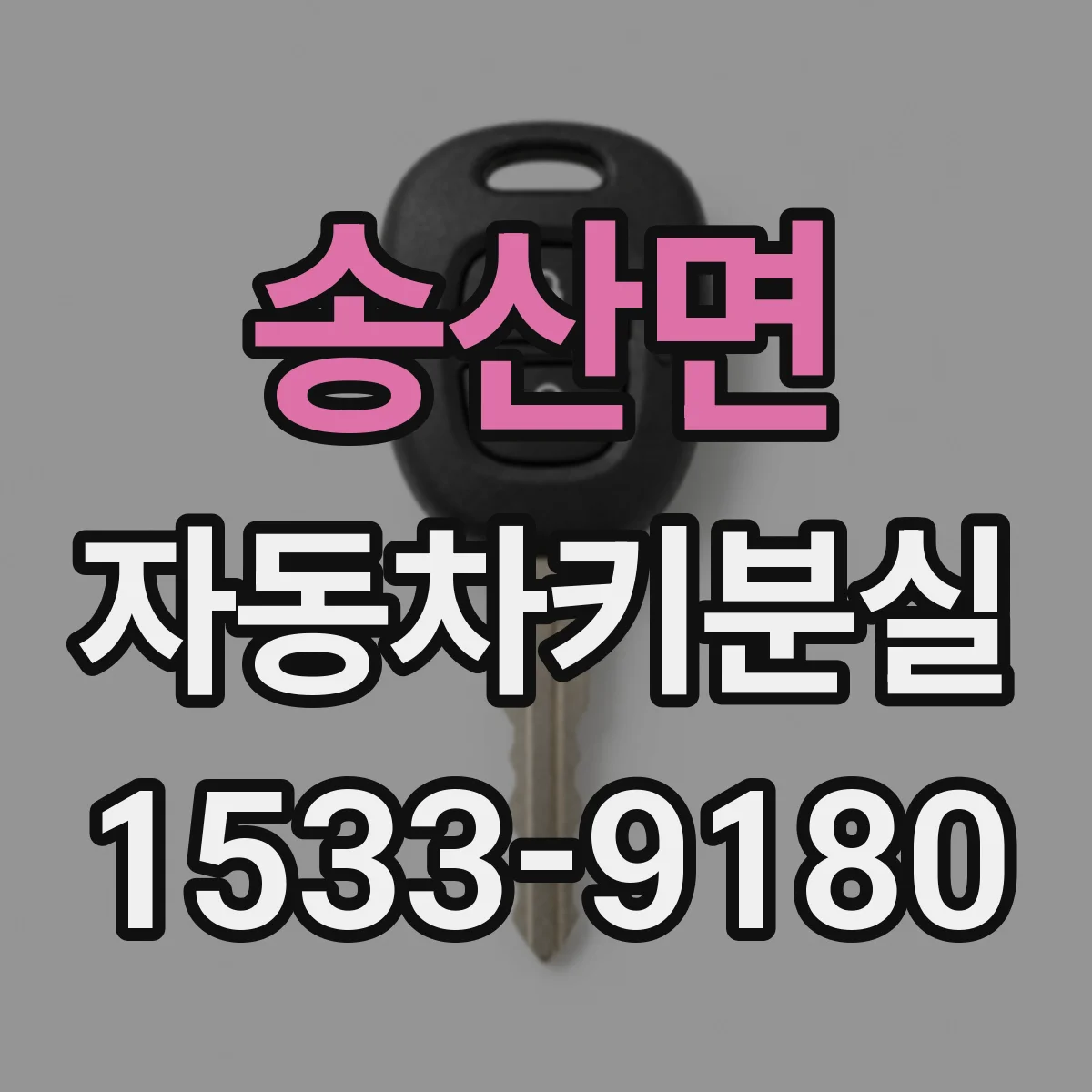 송산면 자동차키분실