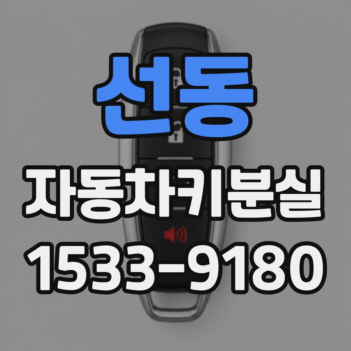 선동 자동차키분실
