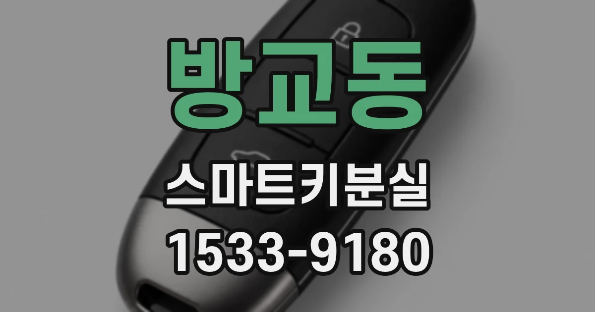 방교동 스마트키분실