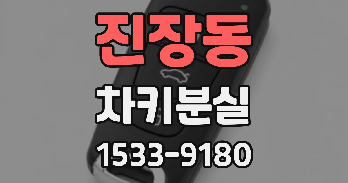 진장동 차키분실