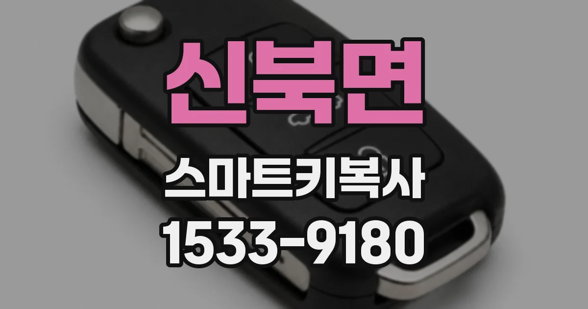 신북면 스마트키복사