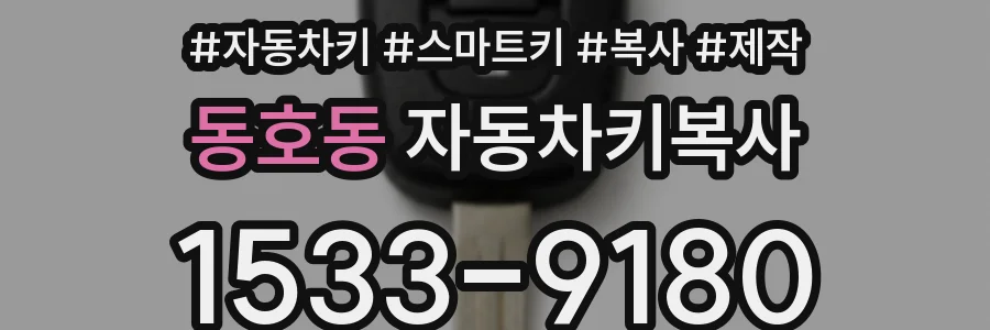 동호동 자동차키복사