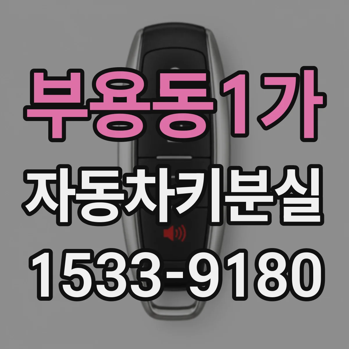 부용동1가 자동차키분실