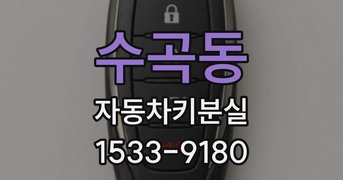 수곡동 자동차키분실