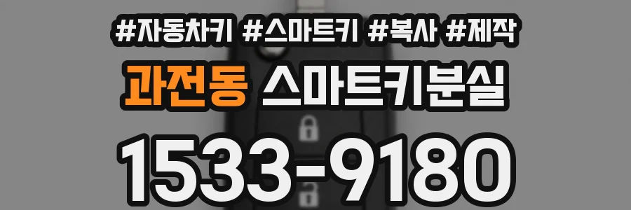 과전동 스마트키분실